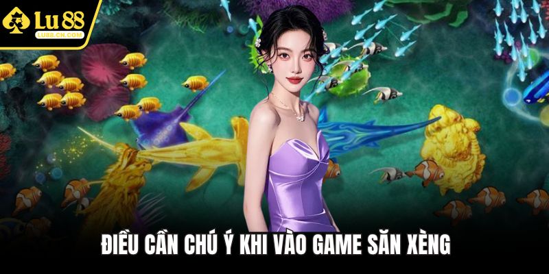 Điều cần chú ý khi vào game săn xèng