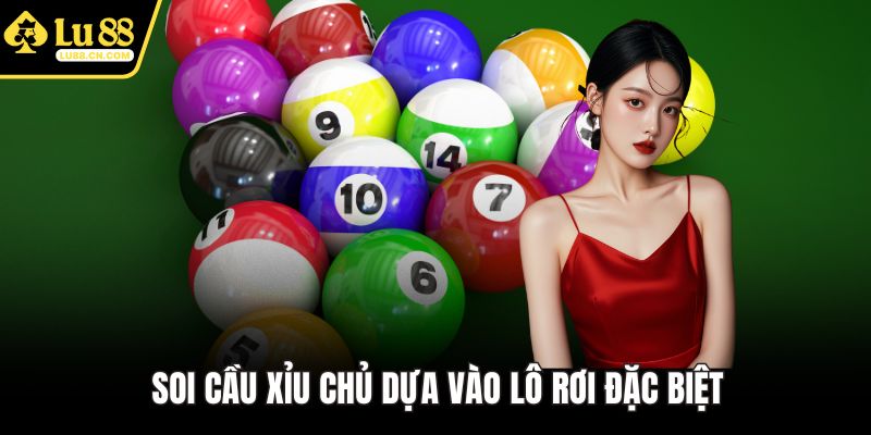 Soi cầu xỉu chủ dựa vào lô rơi đặc biệt